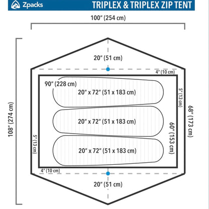 zpacks australia triplex tent measurements 