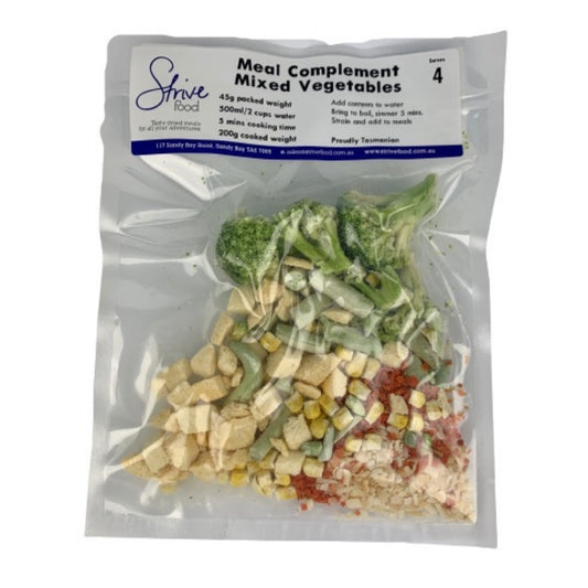 dried mixed vegetables