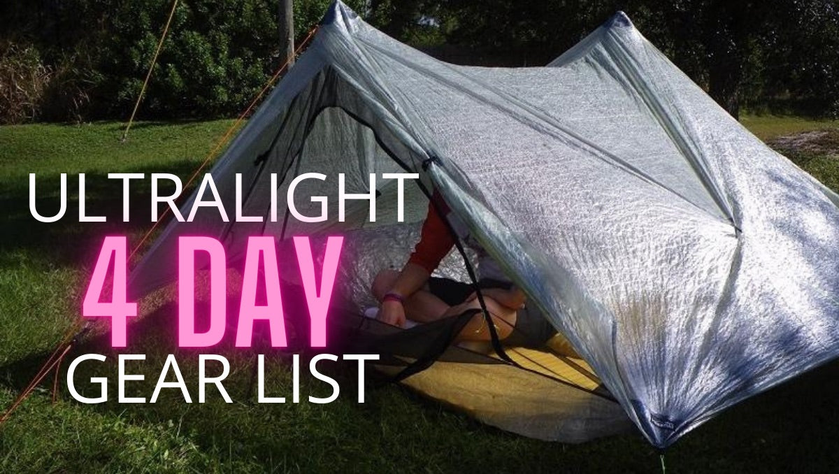 Ultralight backpacking outlet gear list 2019