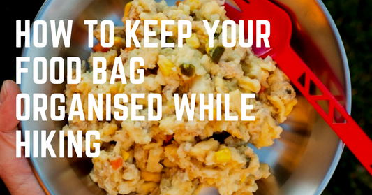 how to keep your food bad organised while hiking
