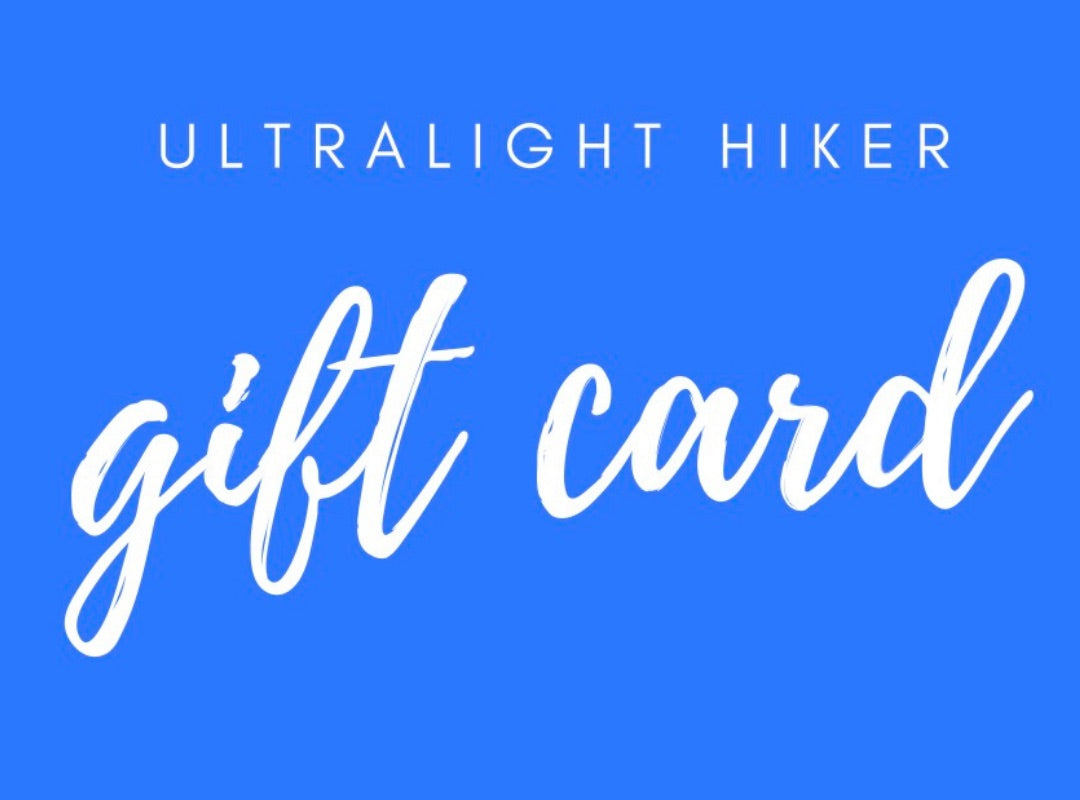 GIFT CARDS Ultralight Hiker