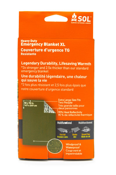 SOL Heavy Duty Emergency Blanket