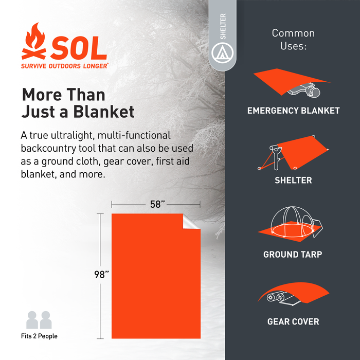 SOL Emergency Blanket XL