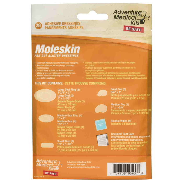 AMK Moleskin Pre-Cut Blister Dressings