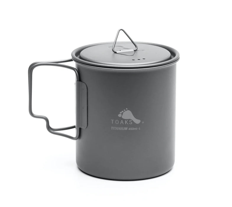 Toaks Light Titanium Ultralight Cup 450ml with Lid