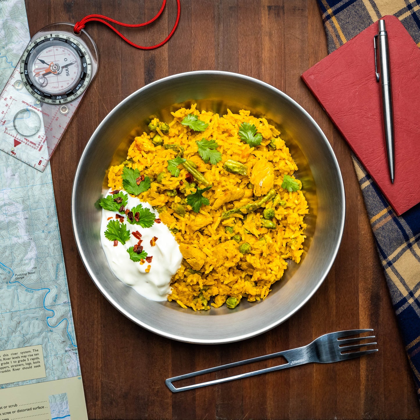 campers pantry indian chicken pilaf