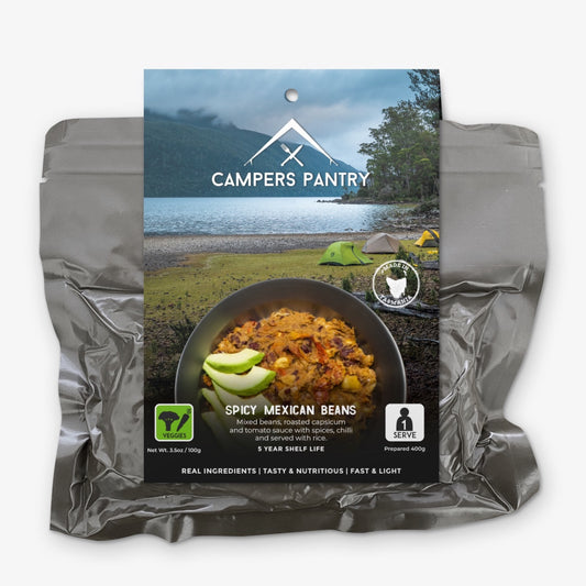 campers pantry spicy mexican beans Ultralight Hiker