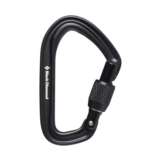 Black Diamond Hotforge Screwgate Carabiner - Black