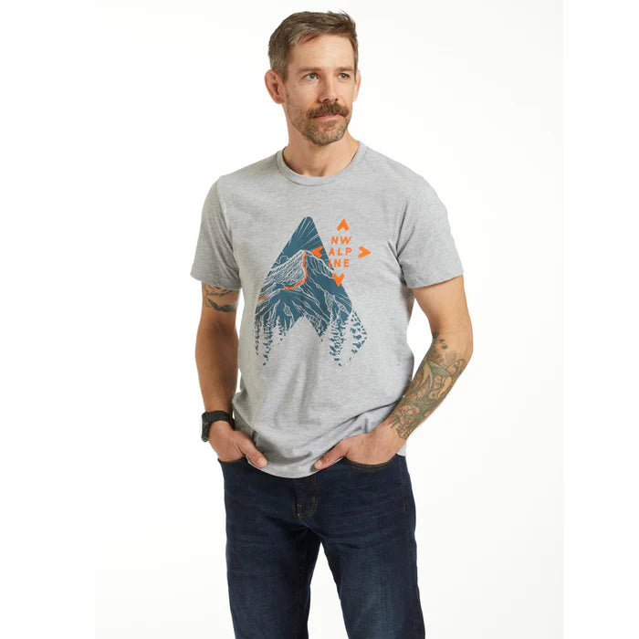 NW Alpine Compass Logo Tee Men's