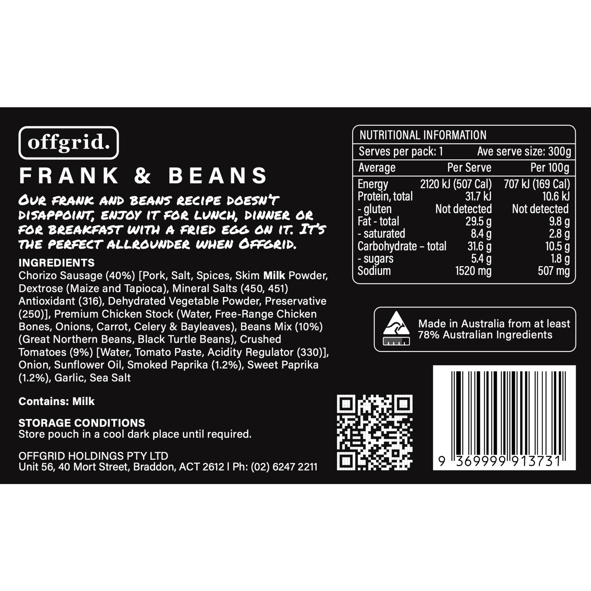 Frank & Beans - Heat & Eat Meal