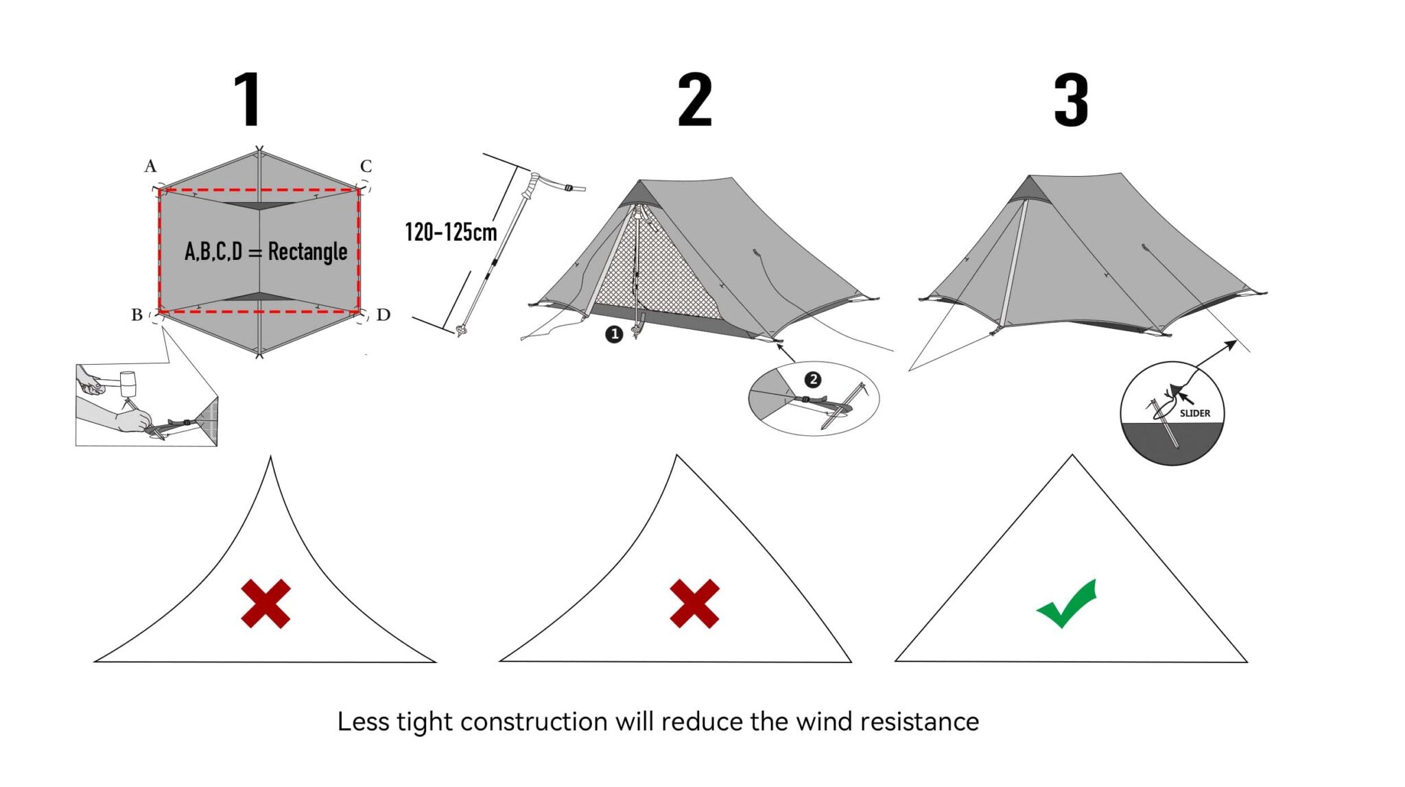 3F UL GEAR LanShan 2 Pro 3 season Ultralight Tent