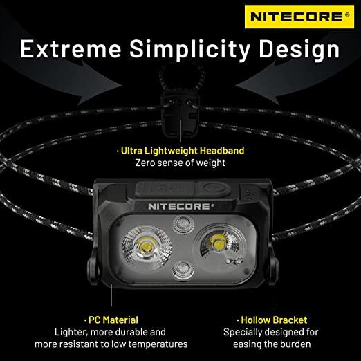 NITECORE NU25 UL 400 Lumens Headlamp – Ultralight Hiker