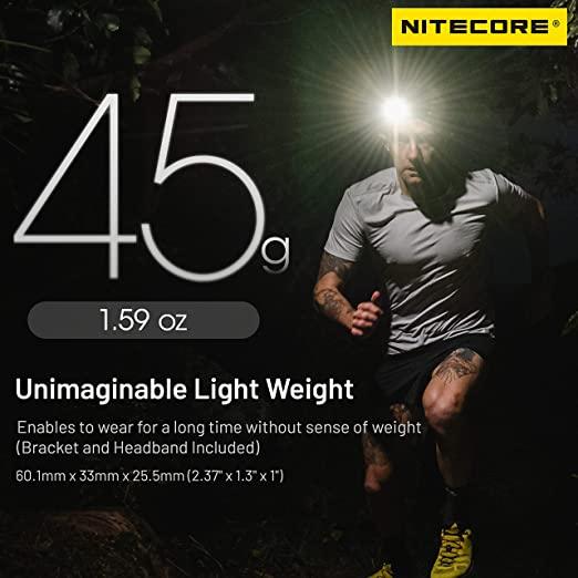 2022 Nitecore NU25 UL 400 Lumens Ultralight Headlamp Ultralight Hiker