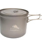 toaks titanium 900ml pot with lid Ultralight Hiker