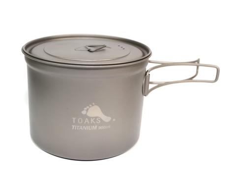 toaks titanium 900ml pot with lid